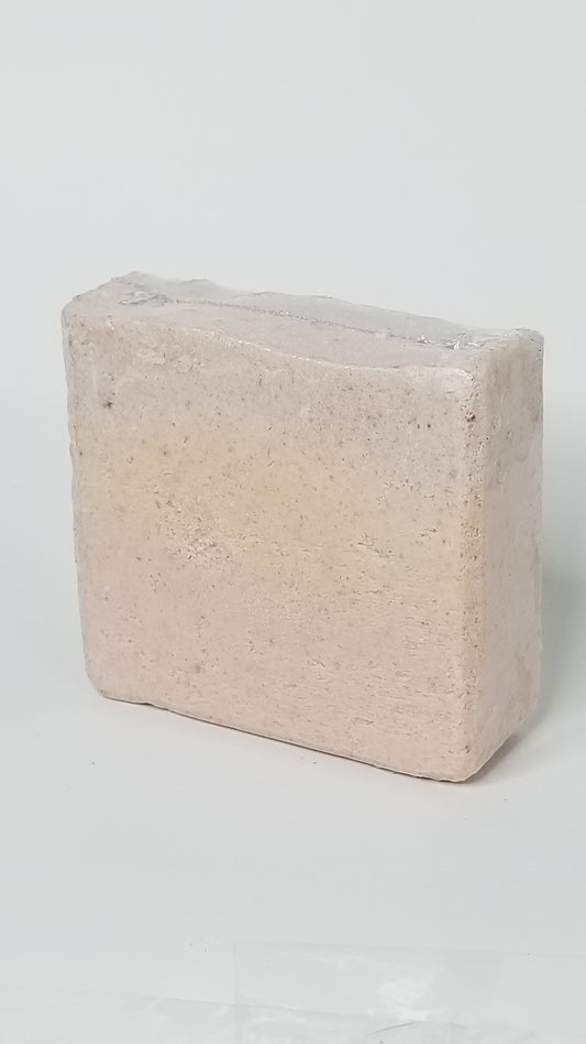 Candy corn Himalayan pink salt soap.